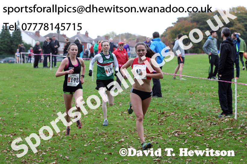 Senior womens Northern Cross Country Relays, Graves Park, Sheffield. Photo: David T. Hewitson/Sports for All Pics